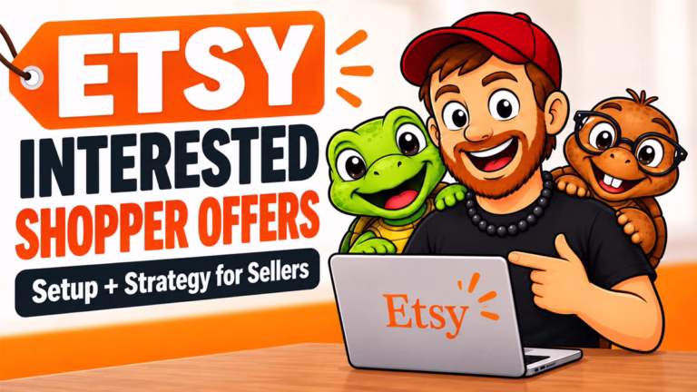 Etsy Interested Shopper Offers tutorial with setup and strategy for sellers