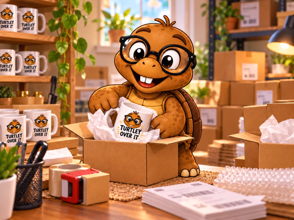 Tater Tot is taking action with his business by listing his items and letting the data help him improve.