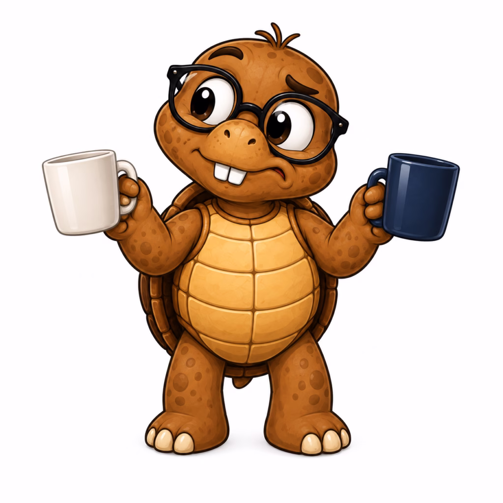 Tater likes mugs!